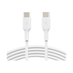 Belkin BOOST CHARGE 1m USB Type-C Cable - Durable, Fast Charging, and Sleek White Design